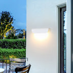 Premium Waterproof Curved Aluminum LED Wall Sconce
