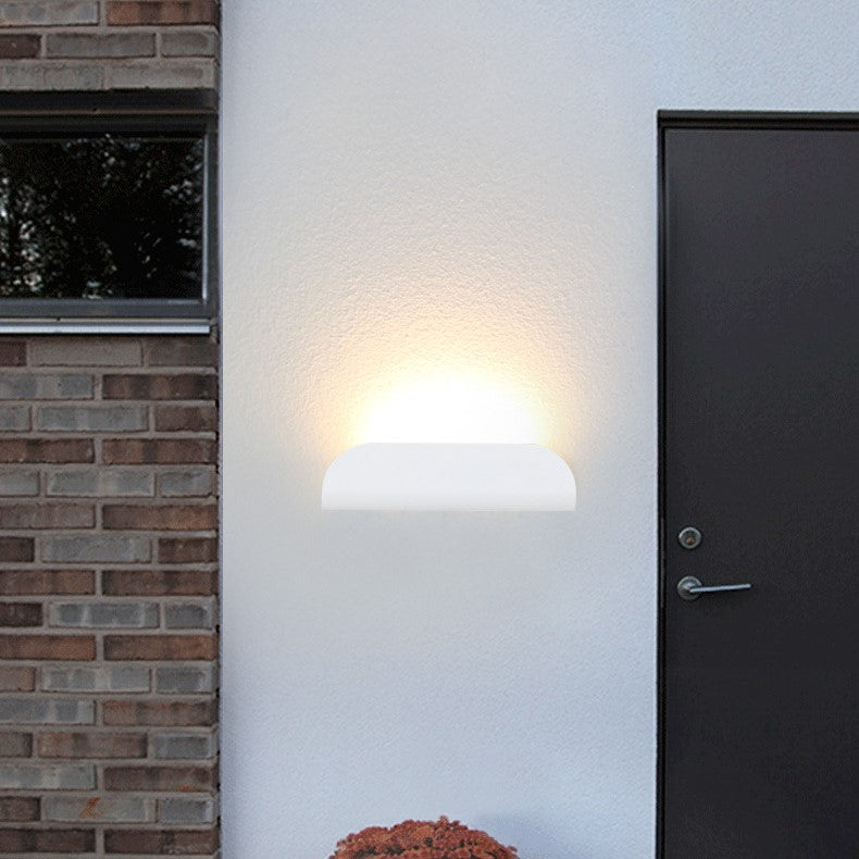Premium Waterproof Curved Aluminum LED Wall Sconce