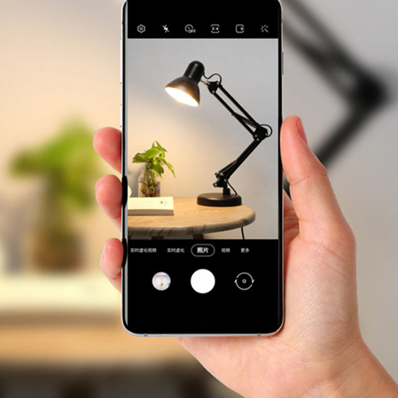 Nordic Adjustable Iron Table Lamp - 1-Light Round Design for Bedroom