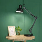 Nordic Adjustable Iron Table Lamp - 1-Light Round Design for Bedroom