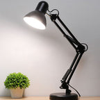Nordic Adjustable Iron Table Lamp - 1-Light Round Design for Bedroom