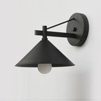 Nordic Iron Geometric Cone Outdoor Wall Sconce
