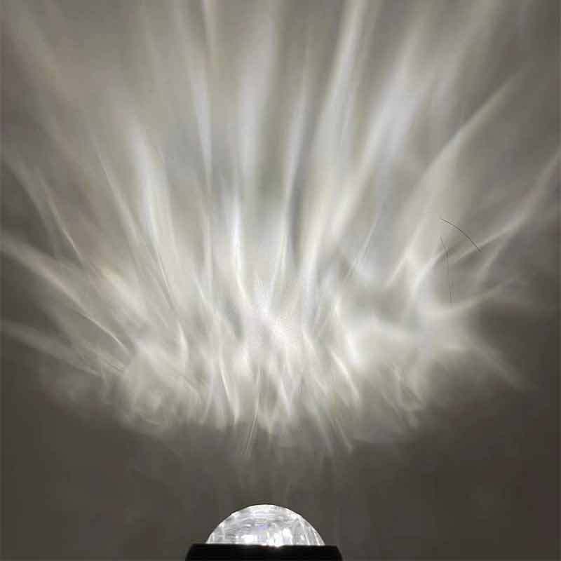 Modern Industrial LED Solar Wall Sconce - Rotating Aurora