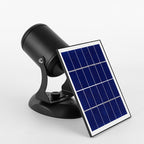 Modern Industrial LED Solar Wall Sconce - Rotating Aurora
