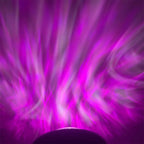 Modern Industrial LED Solar Wall Sconce - Rotating Aurora