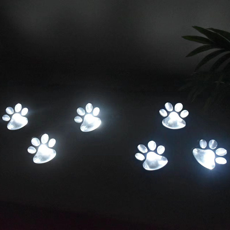 Premium Solar LED Dog Paw Print Garden Light