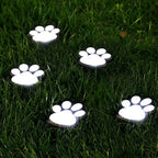 Premium Solar LED Dog Paw Print Garden Light