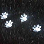 Premium Solar LED Dog Paw Print Garden Light