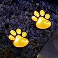 Premium Solar LED Dog Paw Print Garden Light