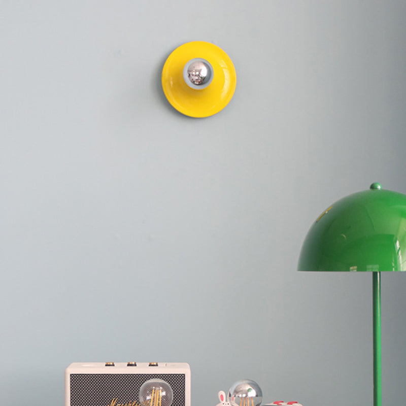 Scandinavian Iron Circle Sconce