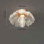 Flower Petal LED Flush Mount Light