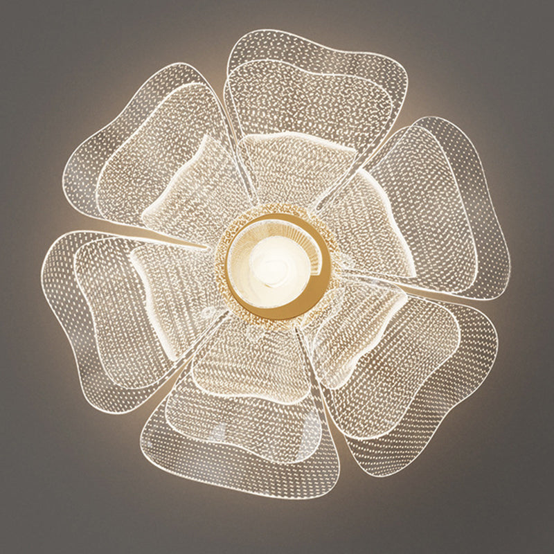 Flower Petal LED Flush Mount Light
