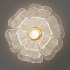Flower Petal LED Flush Mount Light