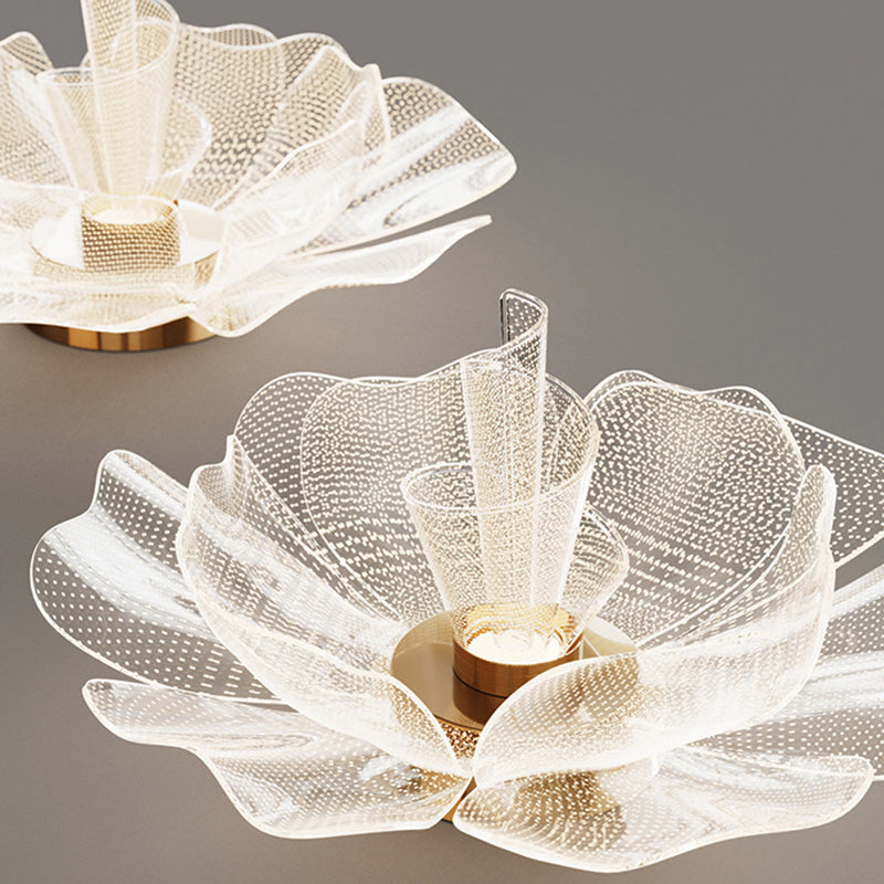 Flower Petal LED Flush Mount Light