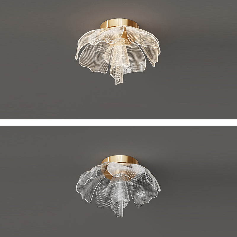Flower Petal LED Flush Mount Light