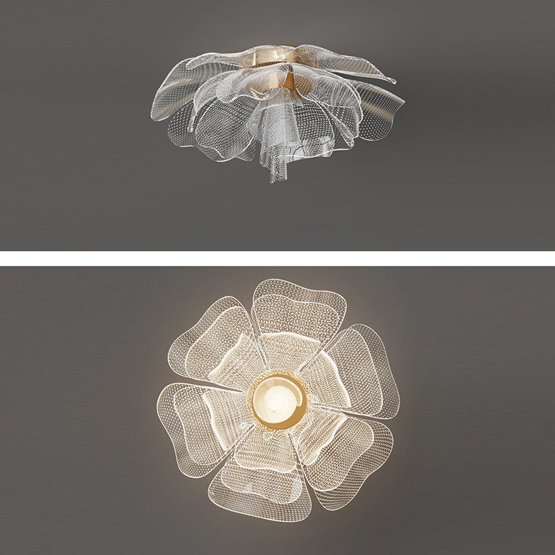 Flower Petal LED Flush Mount Light