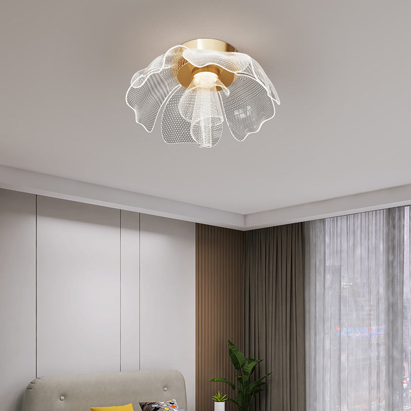Flower Petal LED Flush Mount Light
