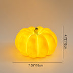 Premium Art Deco Solar Waterproof Pumpkin LED Outdoor Light