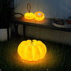 Premium Art Deco Solar Waterproof Pumpkin LED Outdoor Light