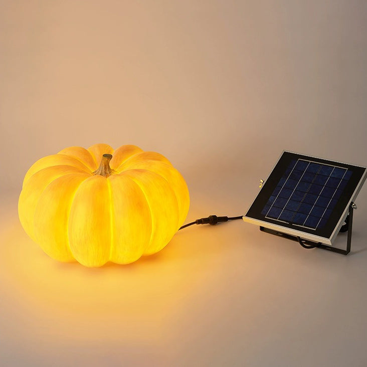 Premium Art Deco Solar Waterproof Pumpkin LED Outdoor Light
