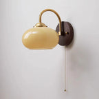 Mid-Century Ash Wood Wall Sconce