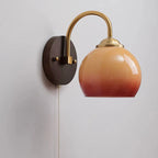 Mid-Century Ash Wood Wall Sconce