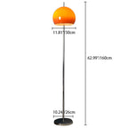 Mid-Century Modern 2-Light Mushroom Floor Lamp