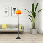 Mid-Century Modern 2-Light Mushroom Floor Lamp