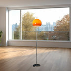 Mid-Century Modern 2-Light Mushroom Floor Lamp