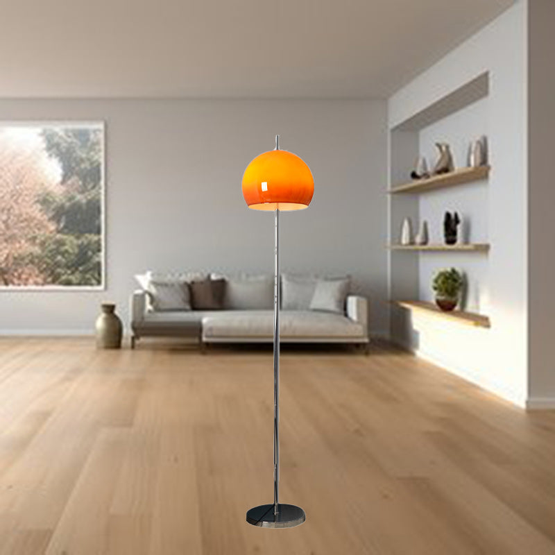 Mid-Century Modern 2-Light Mushroom Floor Lamp