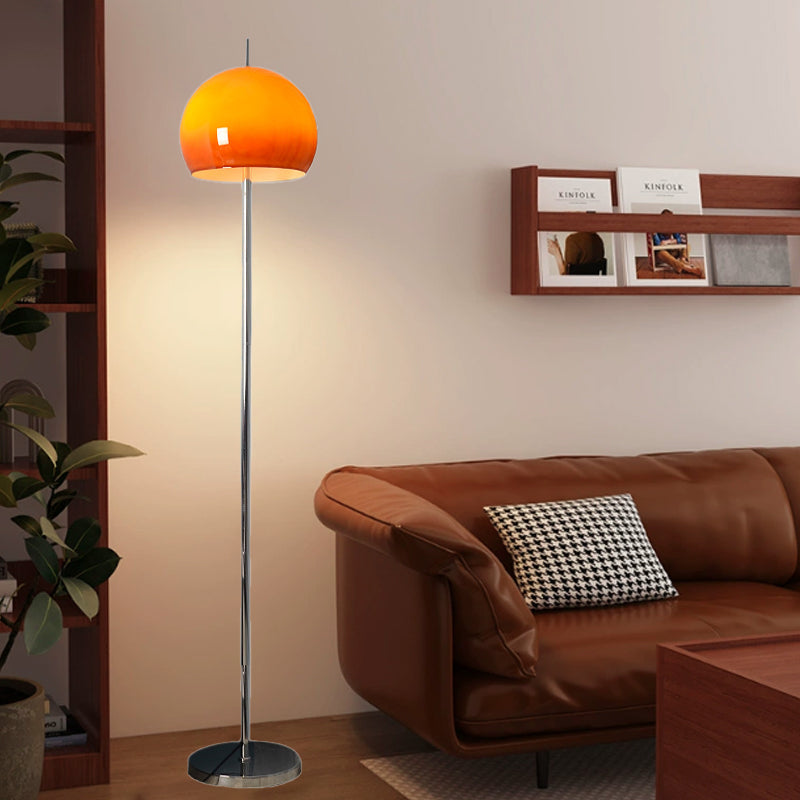 Mid-Century Modern 2-Light Mushroom Floor Lamp