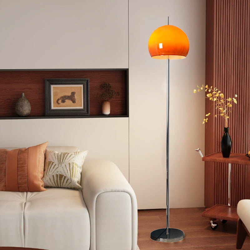 Mid-Century Modern 2-Light Mushroom Floor Lamp