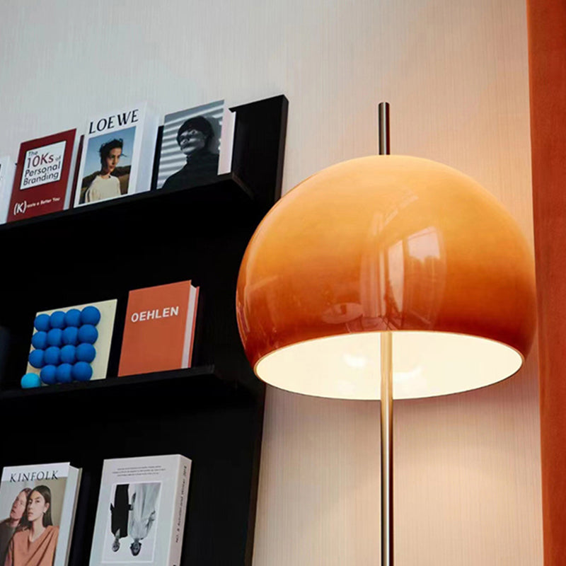 Mid-Century Modern 2-Light Mushroom Floor Lamp