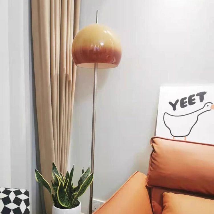 Mid-Century Modern 2-Light Mushroom Floor Lamp