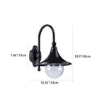 Industrial Waterproof Round Cone Wall Sconce