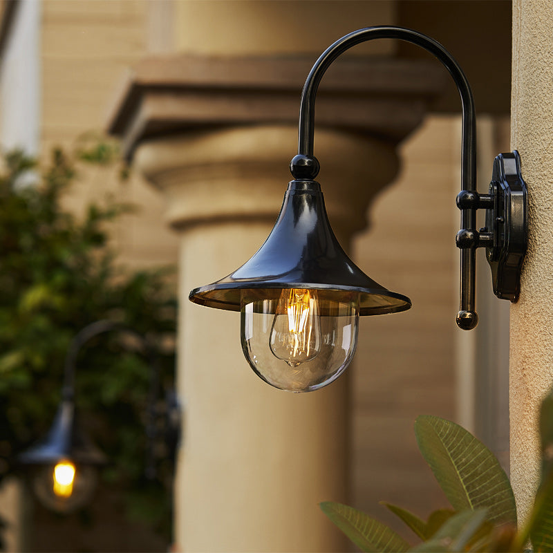 Industrial Waterproof Round Cone Wall Sconce