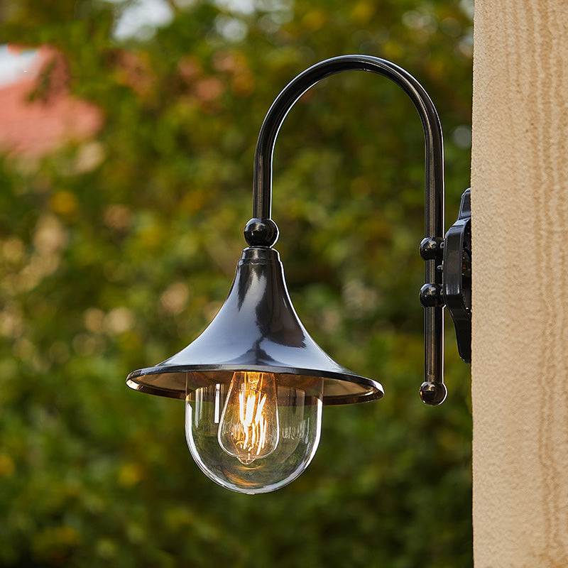Industrial Waterproof Round Cone Wall Sconce