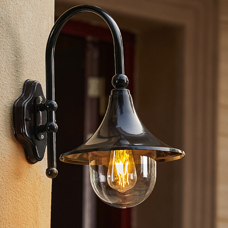 Industrial Waterproof Round Cone Wall Sconce