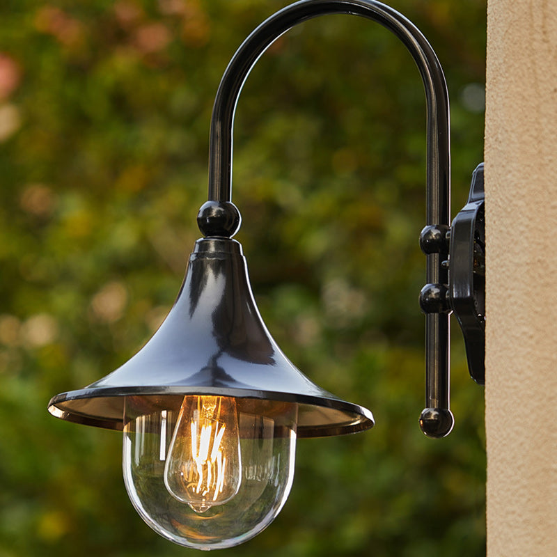 Industrial Waterproof Round Cone Wall Sconce