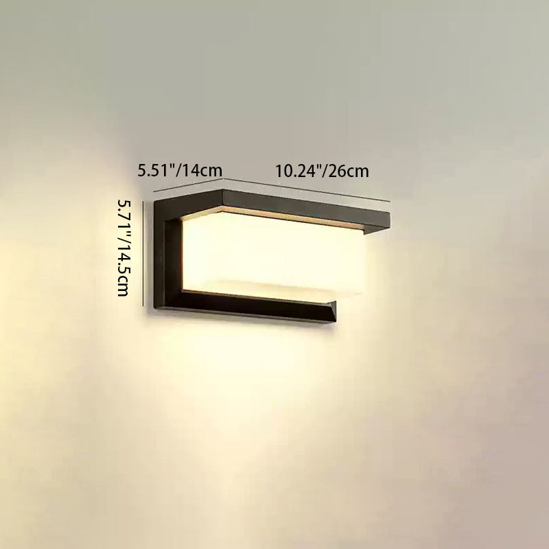 Premium Waterproof LED Wall Sconce - Modern Minimalist