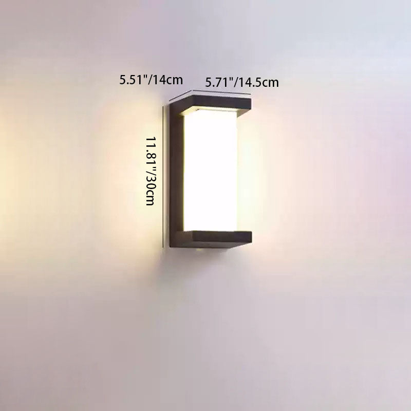 Premium Waterproof LED Wall Sconce - Modern Minimalist