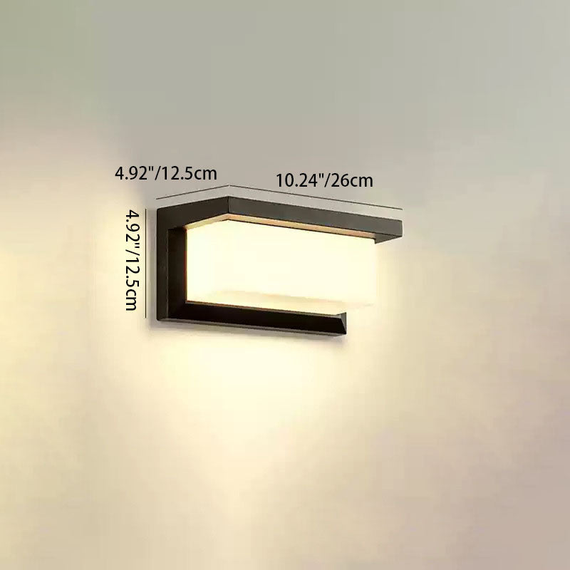 Premium Waterproof LED Wall Sconce - Modern Minimalist