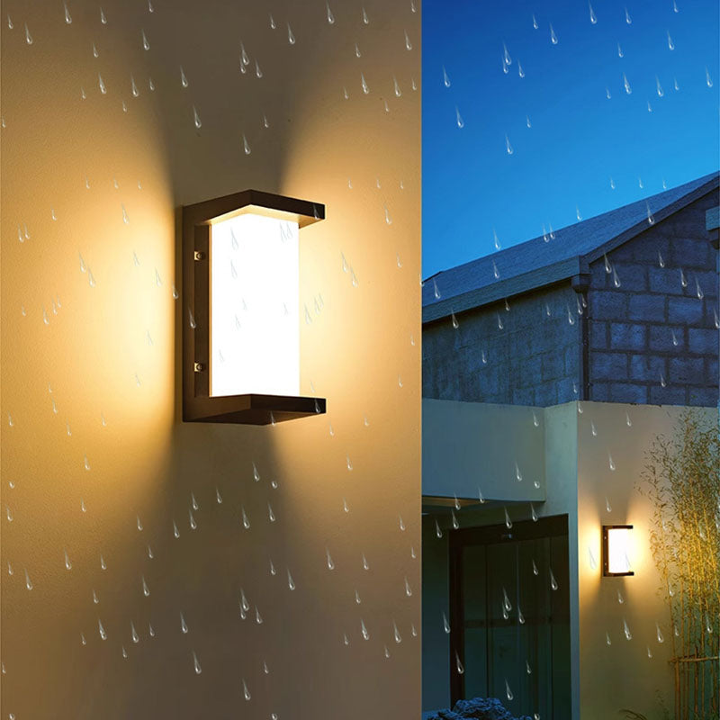 Premium Waterproof LED Wall Sconce - Modern Minimalist