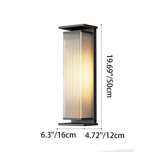 Premium Waterproof Rectangle LED Wall Sconce