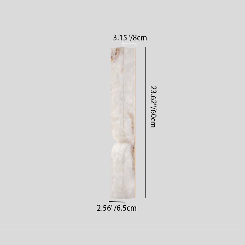 Premium French Copper and Marble LED Wall Sconce