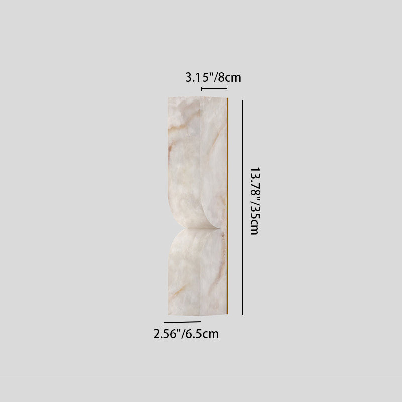 Premium French Copper and Marble LED Wall Sconce