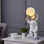 Premium Cartoon Astronaut Table Lamp – 1-Light Resin Design for Kids' Bedrooms