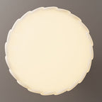 French Round Iron LED Semi-Flush Mount Ceiling Light