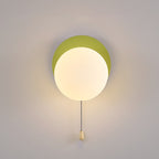 Contemporary Geometric Iron and Glass 1-Light Wall Sconce