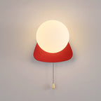 Contemporary Geometric Iron and Glass 1-Light Wall Sconce